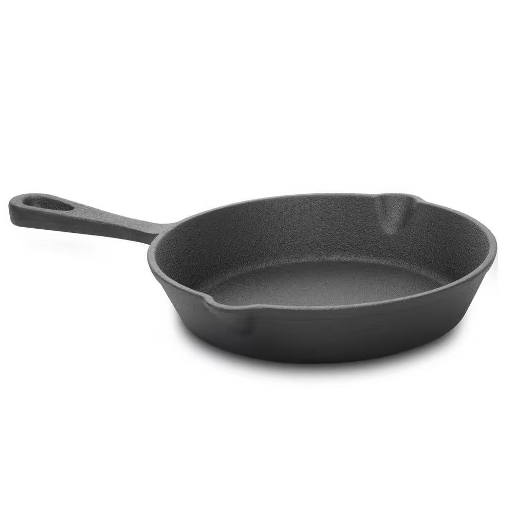 8-inch skillet from 3-Piece Cast Iron Cookware Set with 8-inch 6-inch and 10-inch Skillet Frying Pan