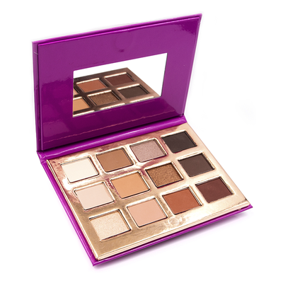 Go2 JAMOCHA - GES09 eyeshadow palette featuring warm tones, matte and shimmer finishes for versatile makeup looks