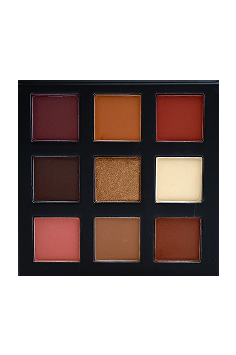 AUTUMN - GES15 eyeshadow palette with 8 matte shades and 1 foiled finish in a 13.5g professional-grade collection.