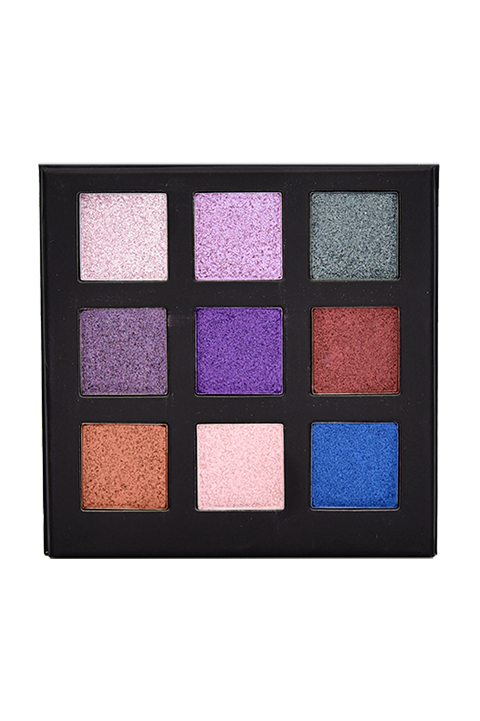 Bejeweled - GES18 eyeshadow palette featuring 9 richly pigmented foiled shades for vibrant, luminous makeup looks.