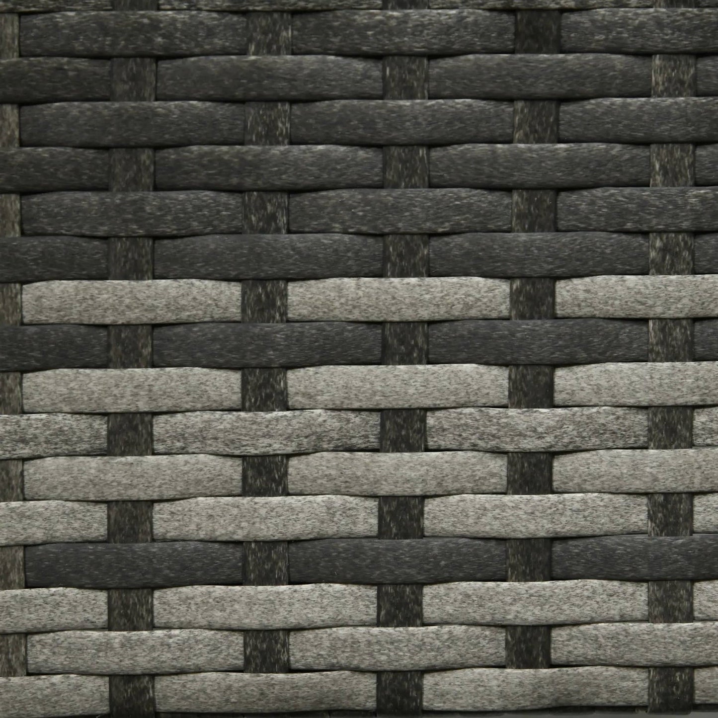 Close-up of Grey Modern PE Rattan wicker texture used in Elevated Planter Box for stylish gardening solutions.