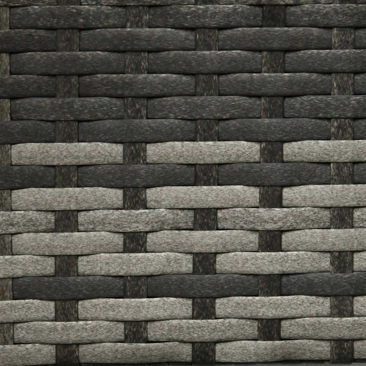 Close-up of Grey Modern PE Rattan wicker texture used in Elevated Planter Box for stylish gardening solutions.