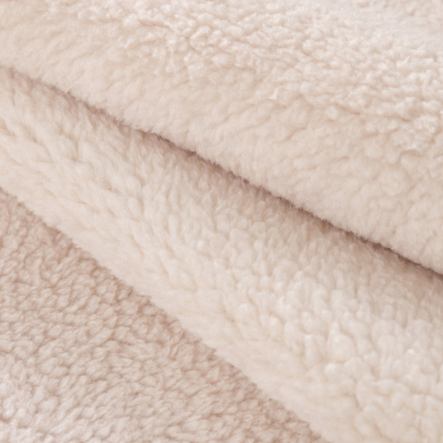 Close-up of Luxury Sherpa Fleece Solid Sofa Towels Thickened Plush Non Slip Sofa Cushion Covers texture