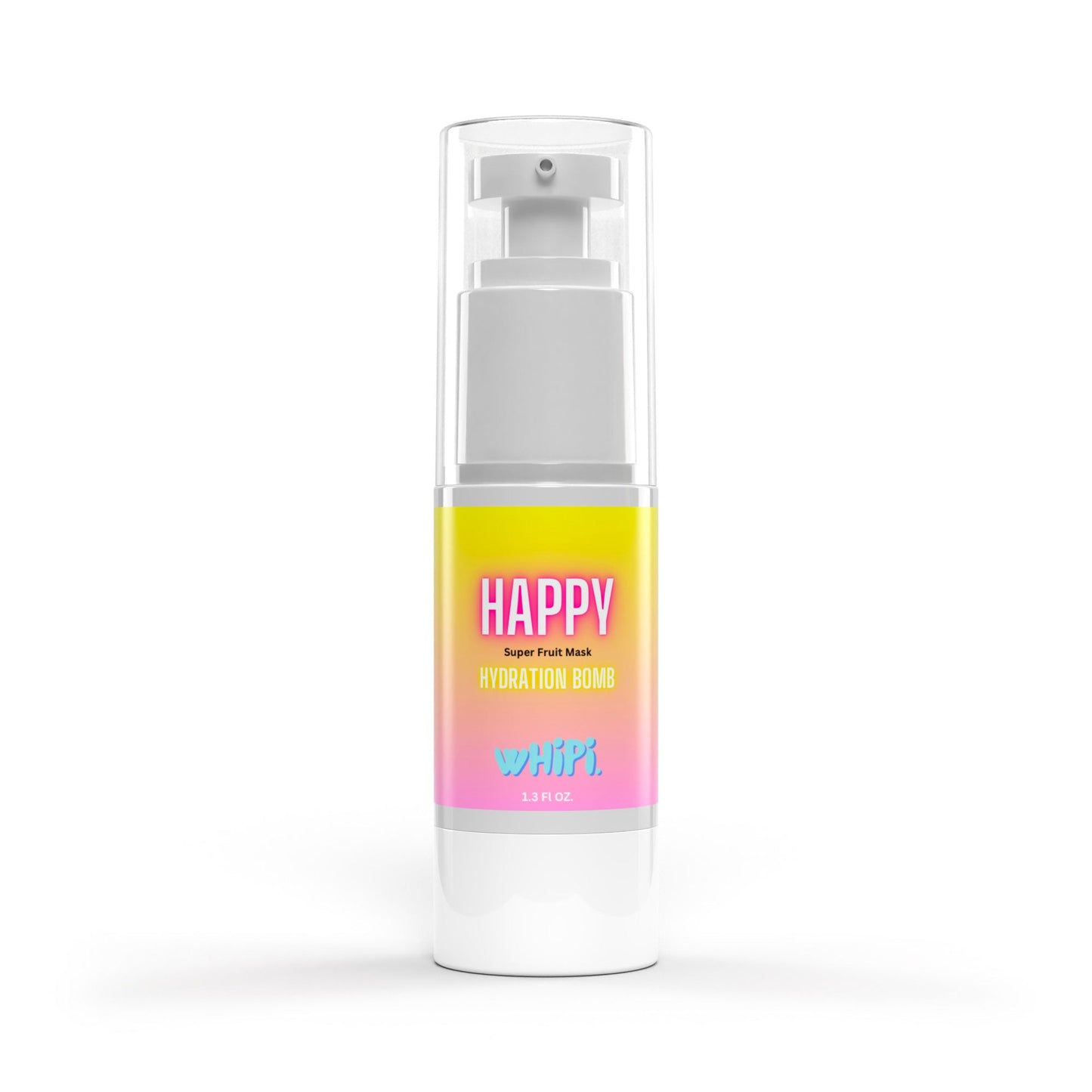Happy Hydration Bomb Mask for intense skin hydration with Aloe Vera and botanical extracts.