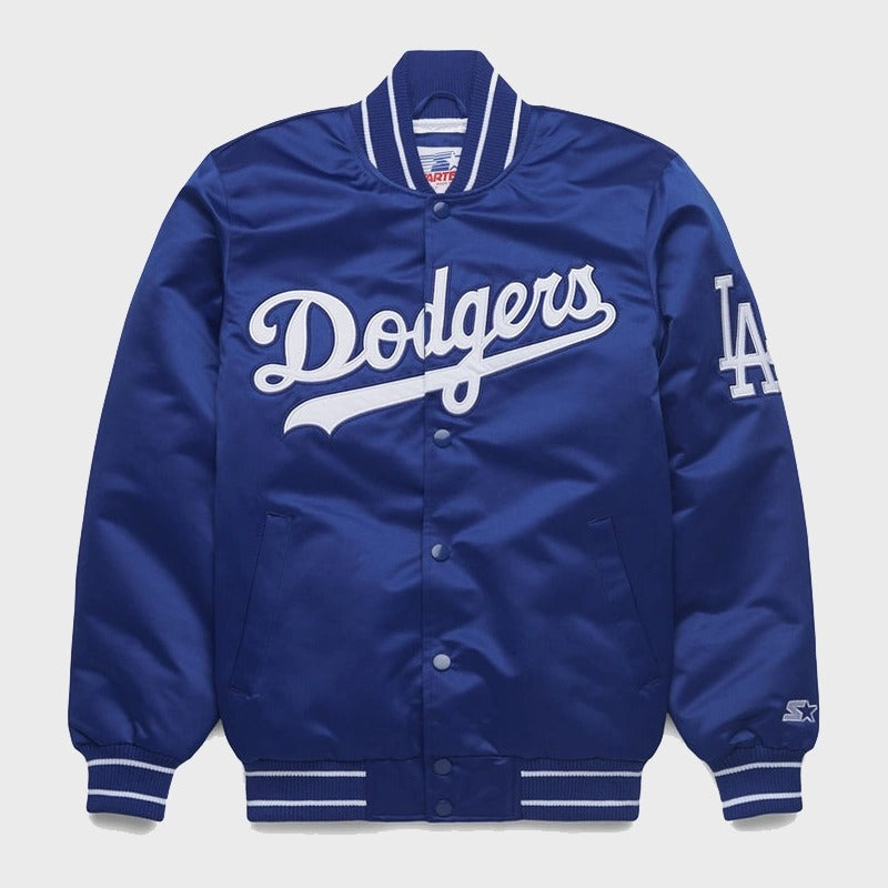 HOMAGE X Starter Dodgers Heavyweight Satin Jacket