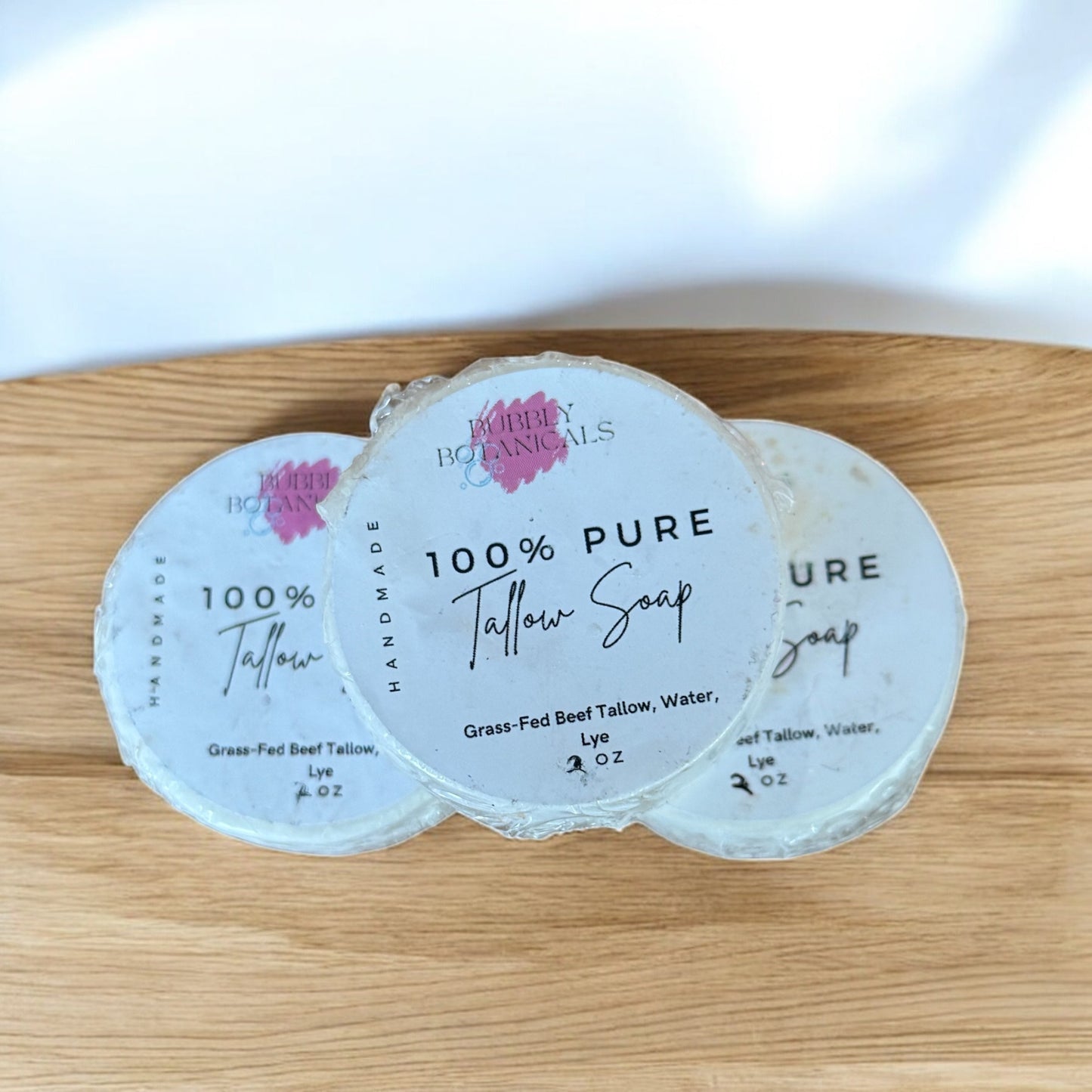 Tallow Mini Soaps – Natural Handmade Soap Bars for Gift or Travel