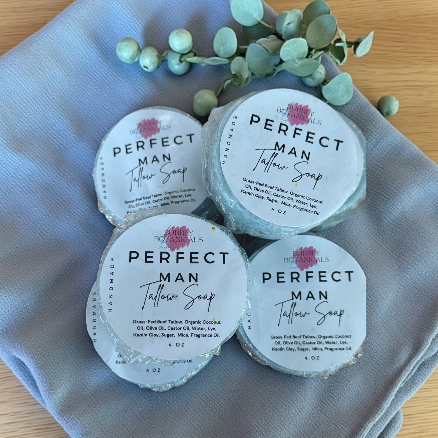 Tallow Mini Soaps – Natural Handmade Soap Bars for Gift or Travel