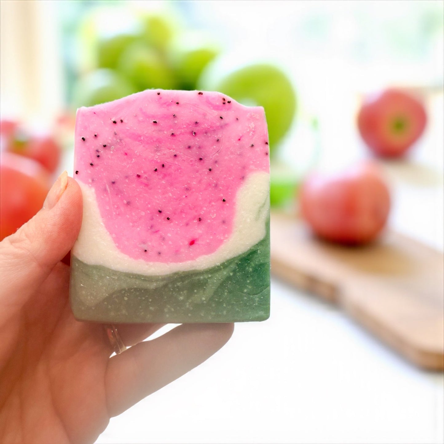Handcrafted Tallow Soap - Watermelon Sugar | Sweet Fruity Scent