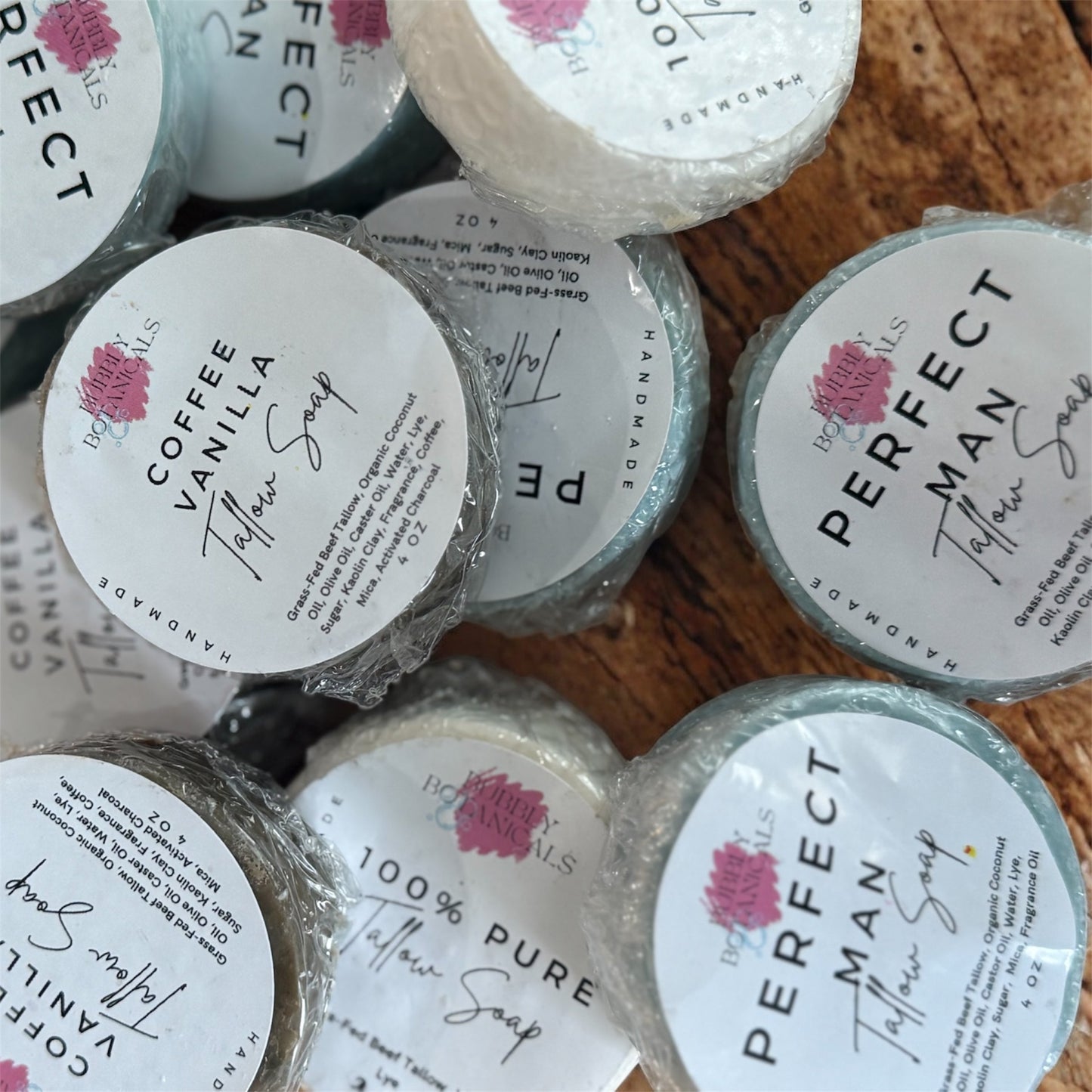 Tallow Mini Soaps – Natural Handmade Soap Bars for Gift or Travel