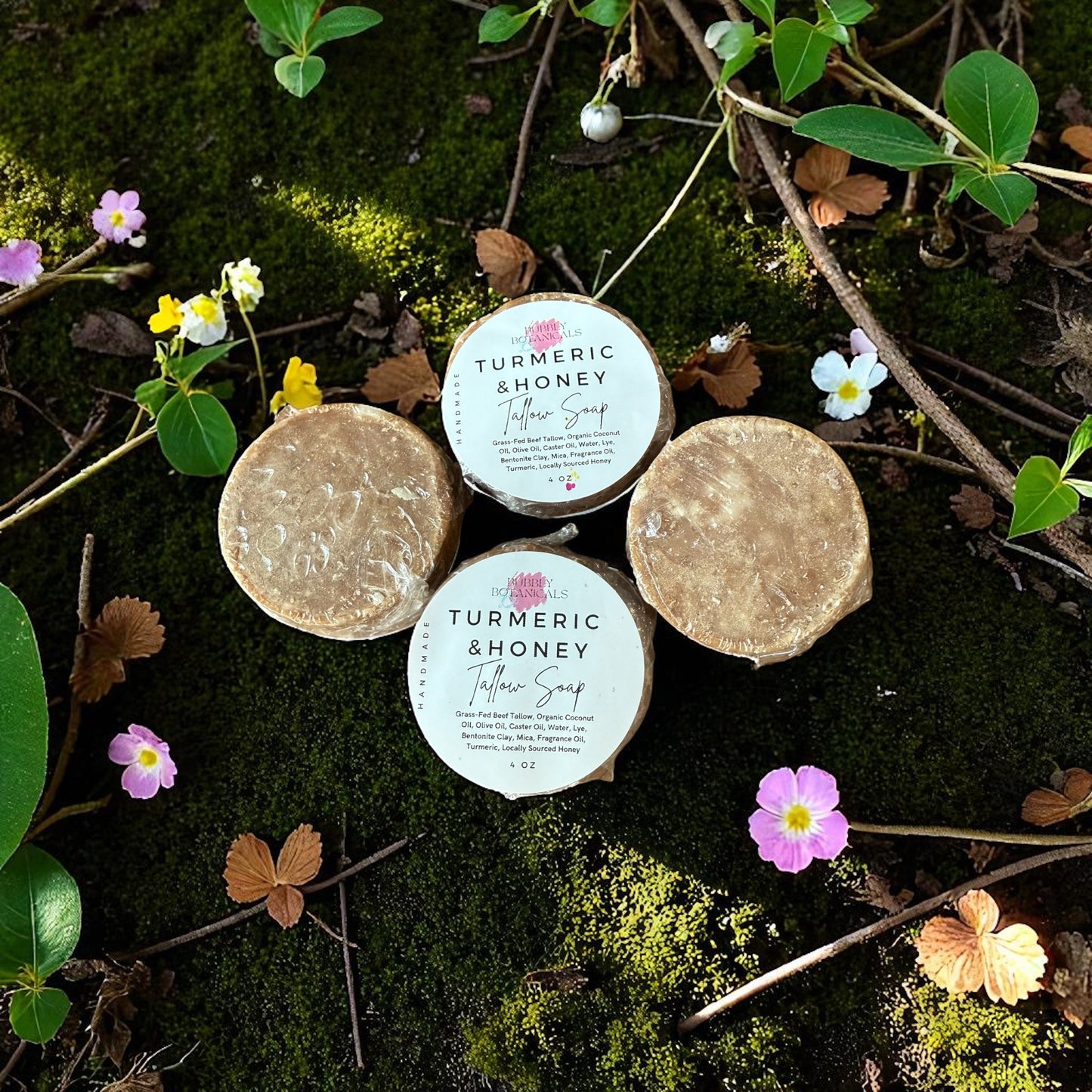 Tallow Mini Soaps – Natural Handmade Soap Bars for Gift or Travel