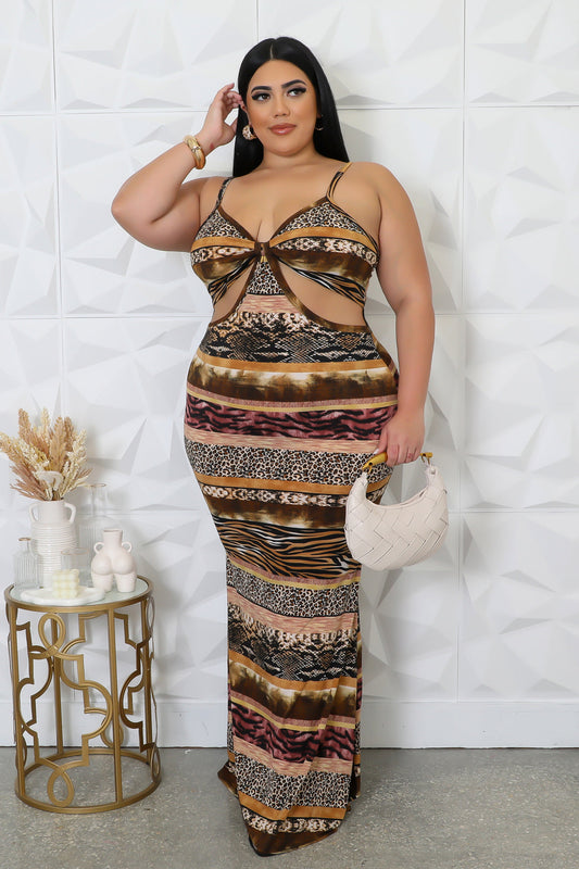 QUEEN OF THE JUNGLE | MAXI DRESS