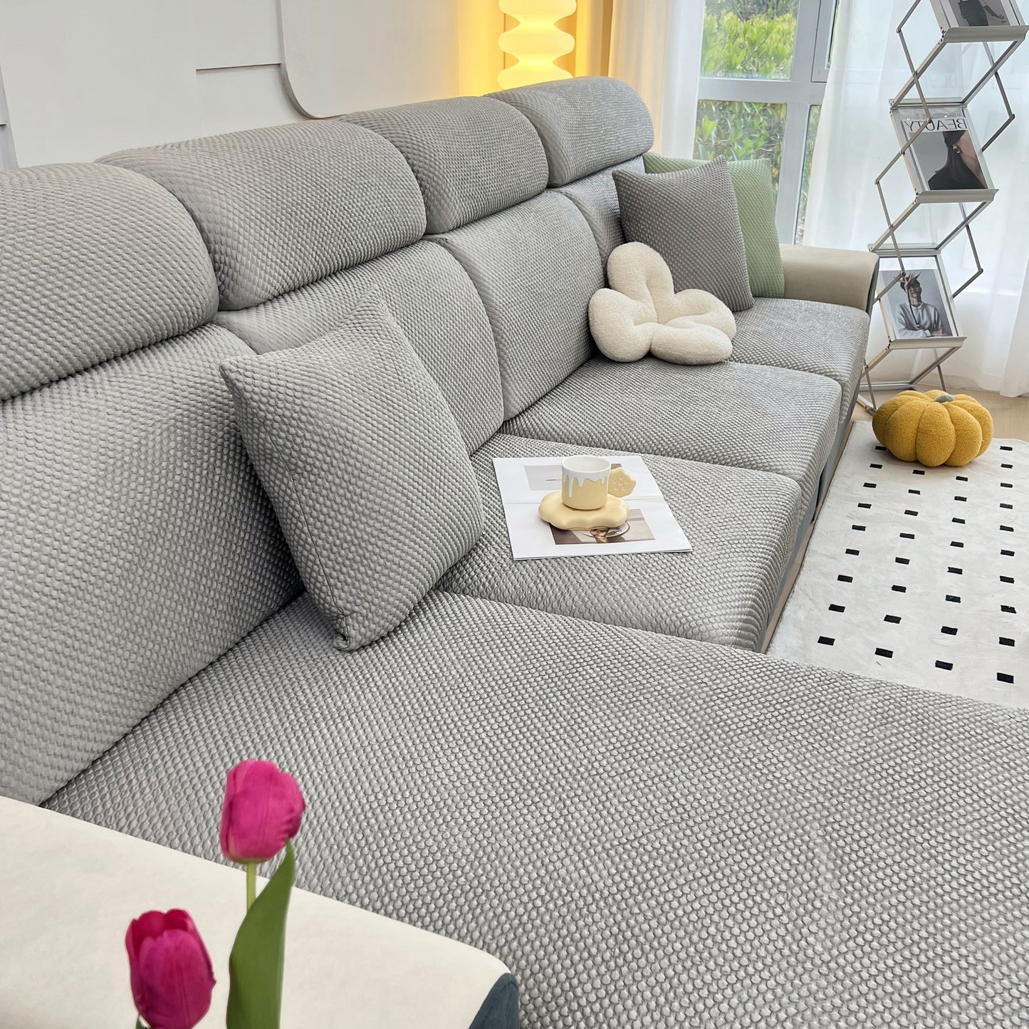 Cooling Stretch Sofa Seat Cushion Covers offering comfort and protection, slip covers for cushions, universal couch cushion protector