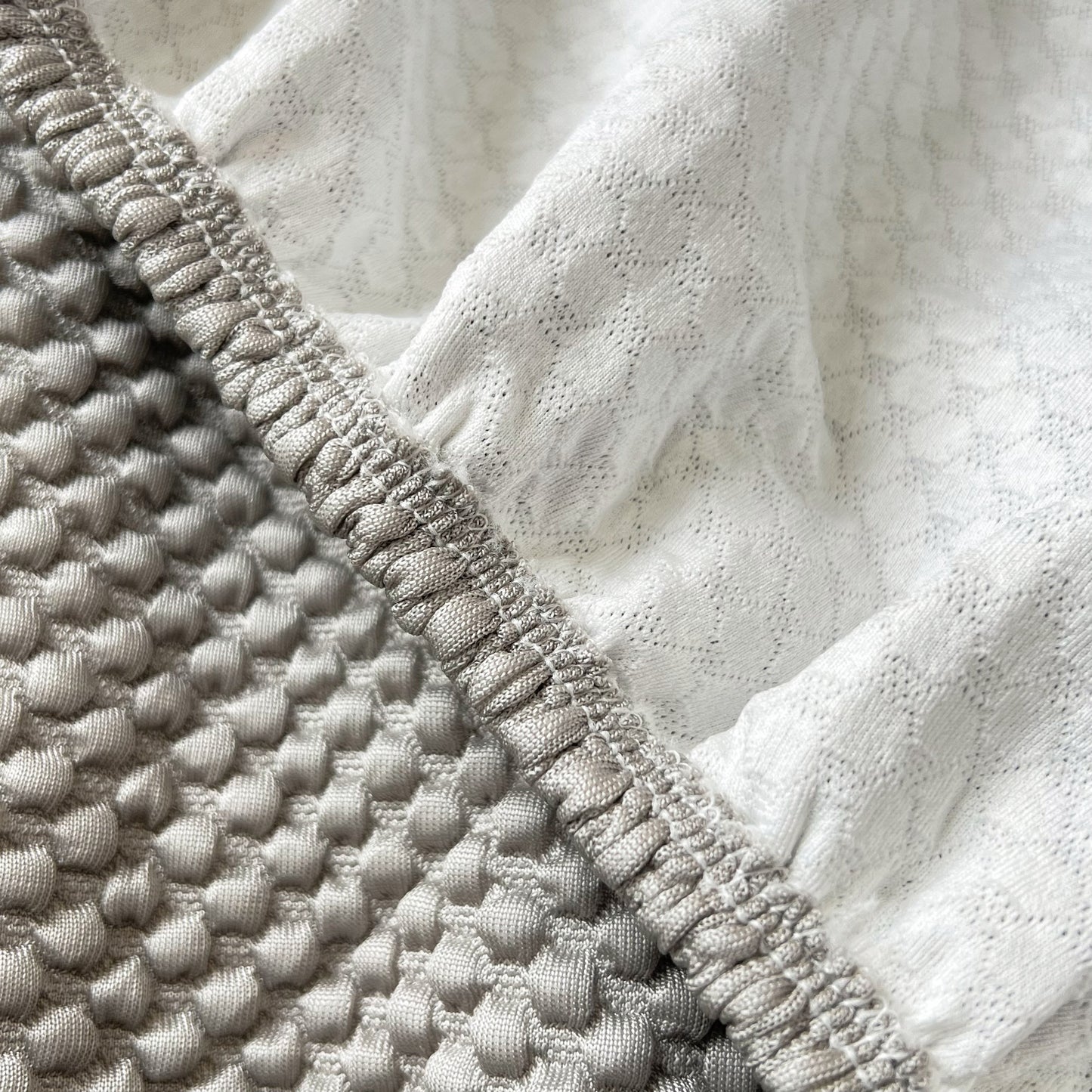 Cooling Stretch Sofa Seat Cushion Covers, Slip Covers for Cushions, Universal Couch Cushion Protector in cooling ice silk fabric.