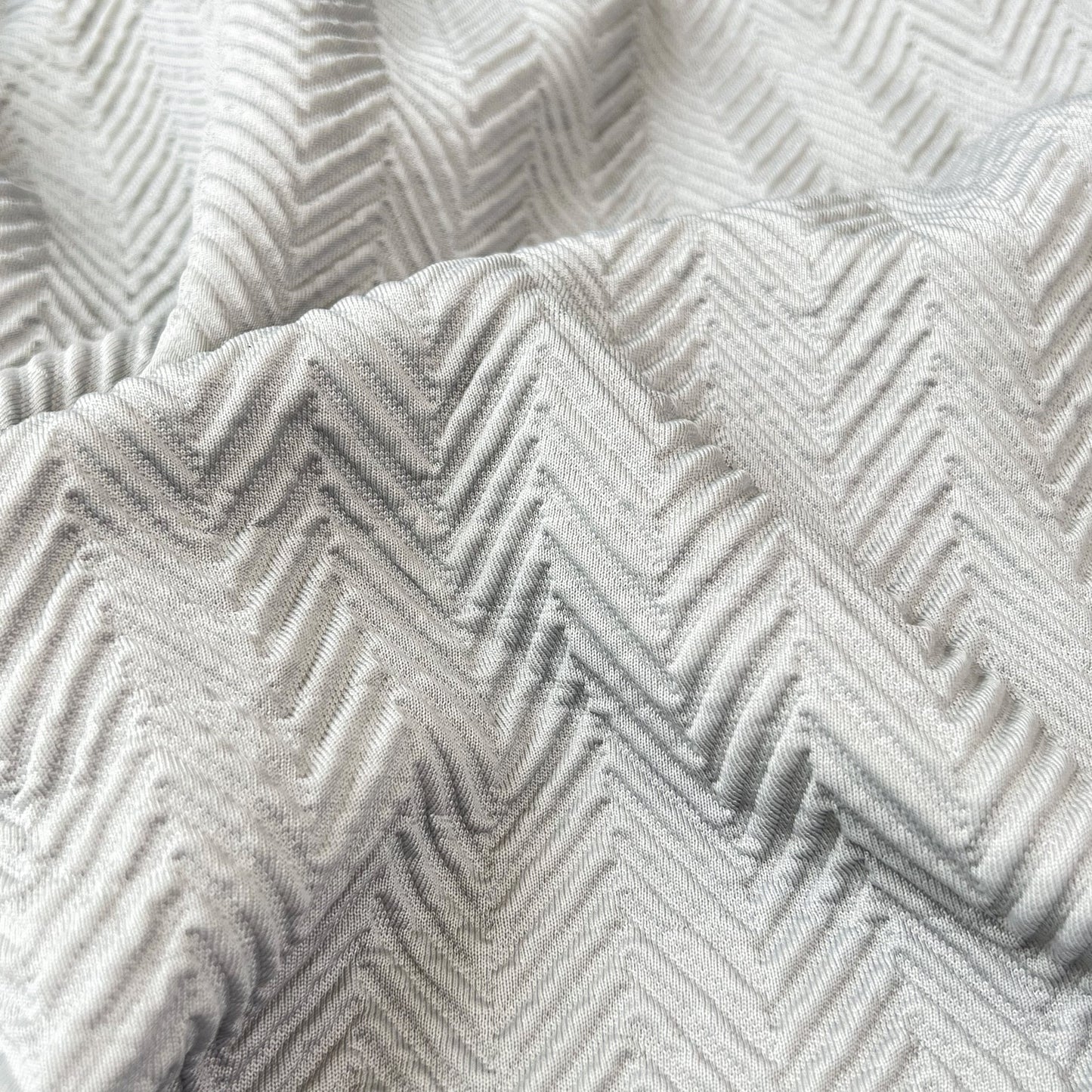 Cooling Stretchy Replacement Couch Cushion Covers for Sectional, Individual Couch Seat Cushion Covers in grey textured fabric