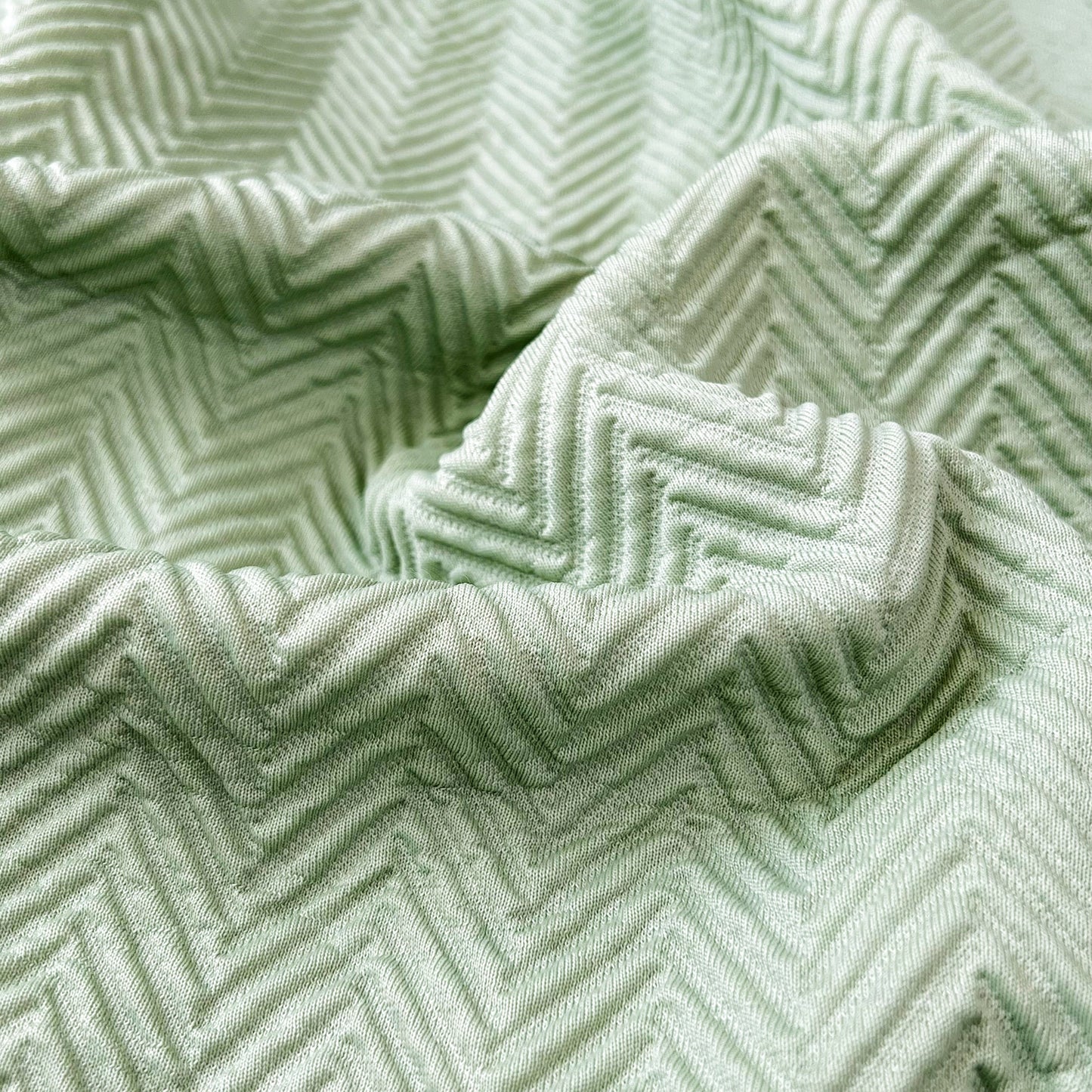 Cooling Stretchy Replacement Couch Cushion Covers for Sectional, Individual Couch Seat Cushion Covers in green ice silk fabric