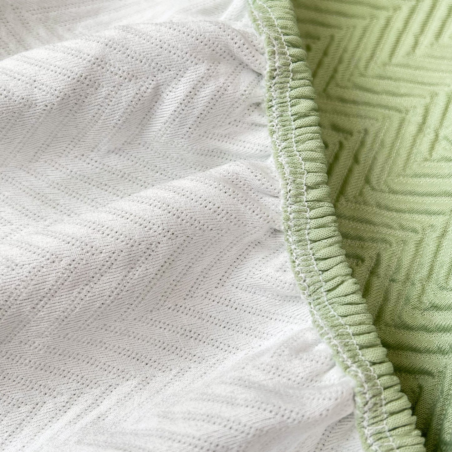 Close-up of Cooling Stretchy Replacement Couch Cushion Covers for Sectional, Individual Couch Seat Cushion Covers showcasing fabric texture