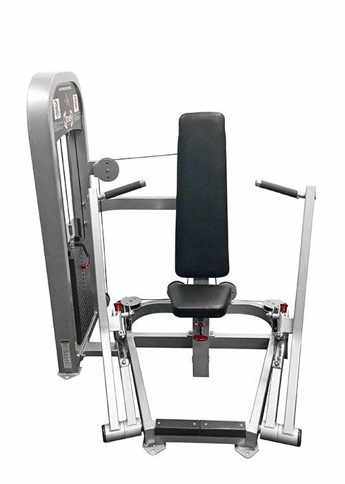 Iso Lateral Chest Press Machine by Muscle D Fitness side profile view
