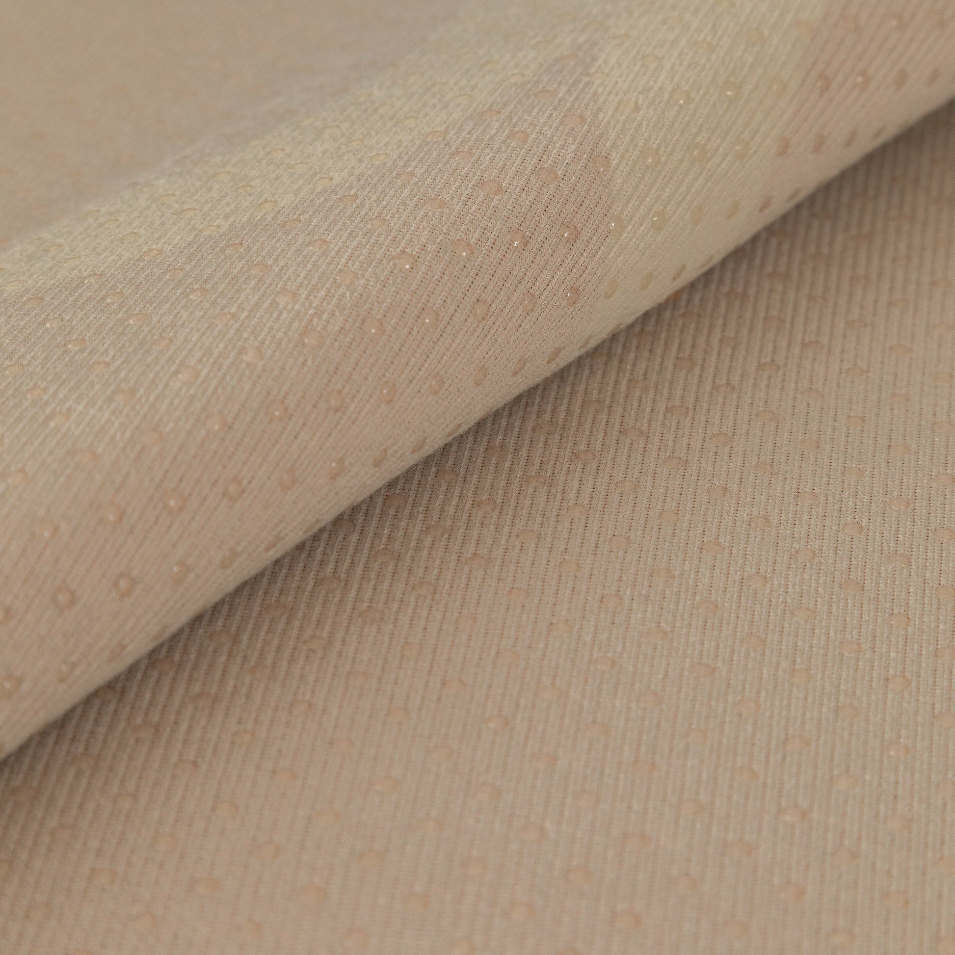 Close-up of thick soft chenille fabric of an Abstract Art Sofa Cover with Wave Edge, Non Slip Couch Cover for Stylish Homes.