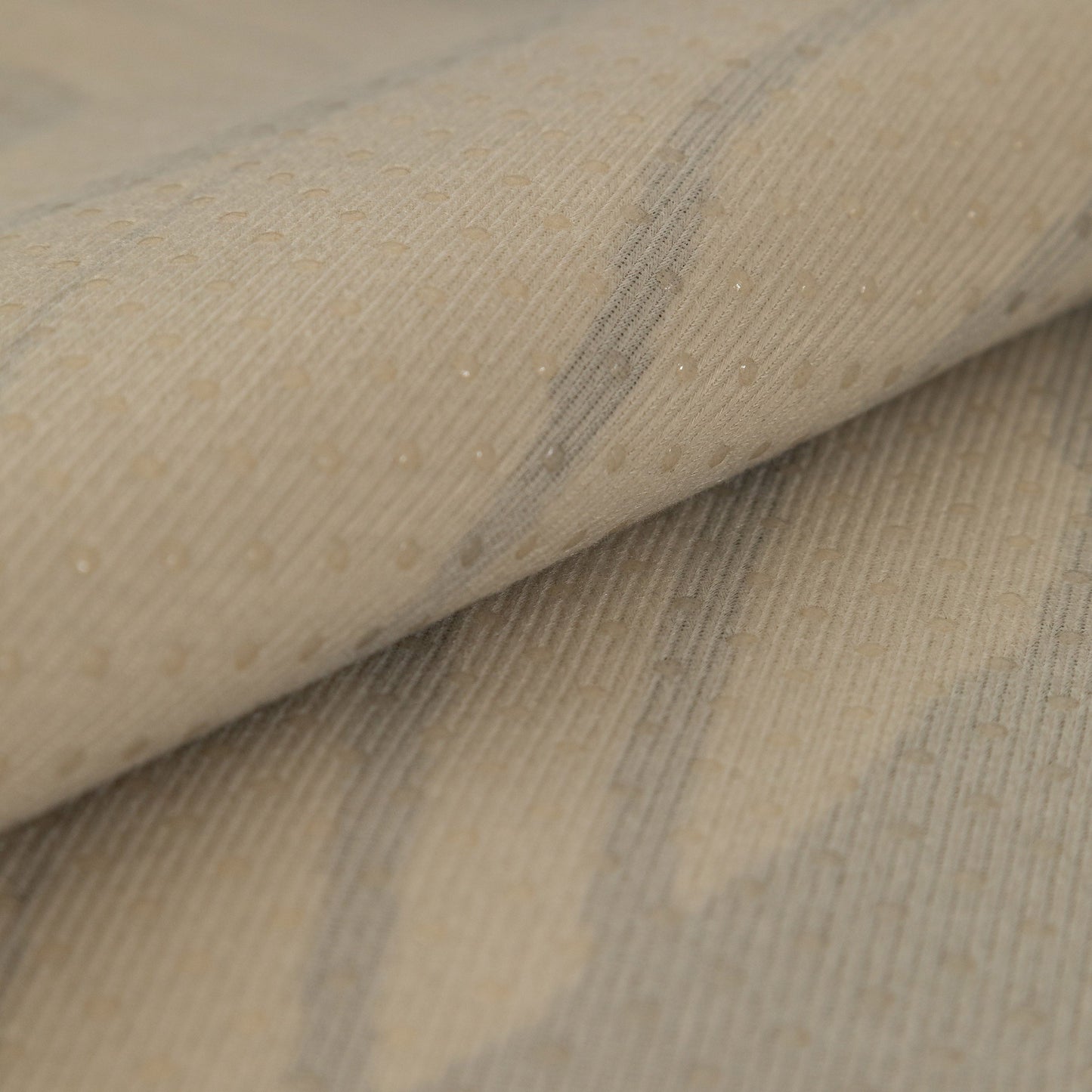 Close-up of Abstract Art Sofa Cover with Wave Edge, Non Slip Couch Cover for Stylish Homes, showing thick chenille fabric texture.