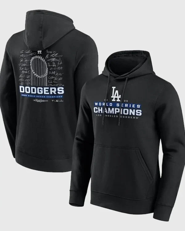 LA Dodgers World Series Champions 2025 Signature Roster Hoodie