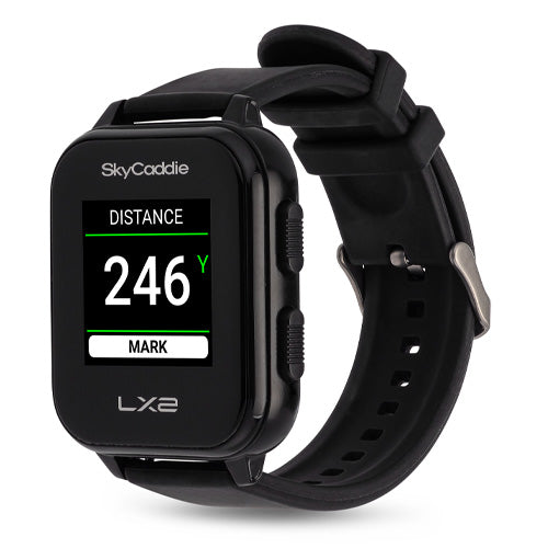 SkyCaddie® LX2 golf GPS watch with sunlight readability and lightweight design, special price, no annual fees, limited warranty in March 2026.
