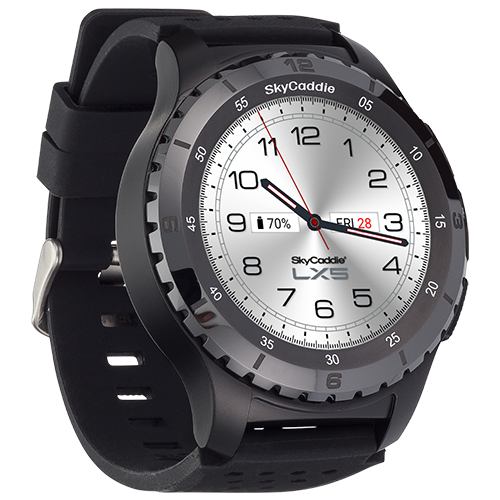 SkyCaddie ® LX5 Ceramic Bezel with 1.39'' touchscreen and HD maps display
