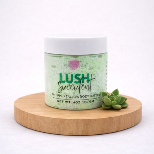 Artisan Tallow Body Butter – Lush Succulent | Rich Hydration & Crisp Scent
