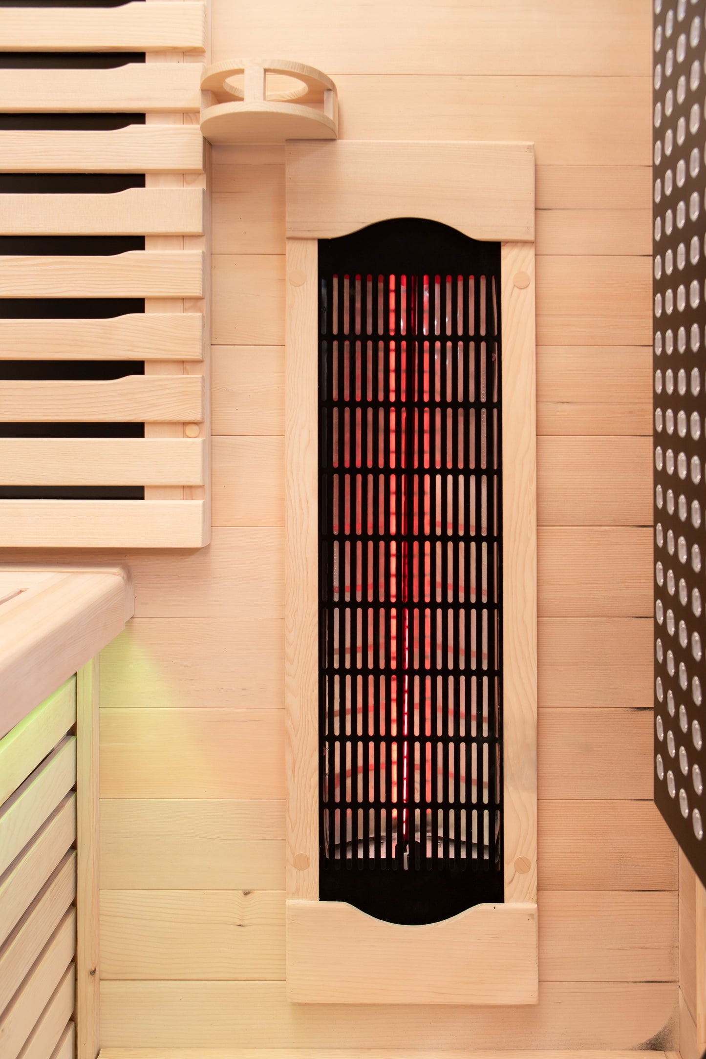 Peak Saunas Denali 3-Person Full Spectrum Infrared Sauna with Built-In XL Medical-Grade Red Light Therapy & Smart WiFi App Control