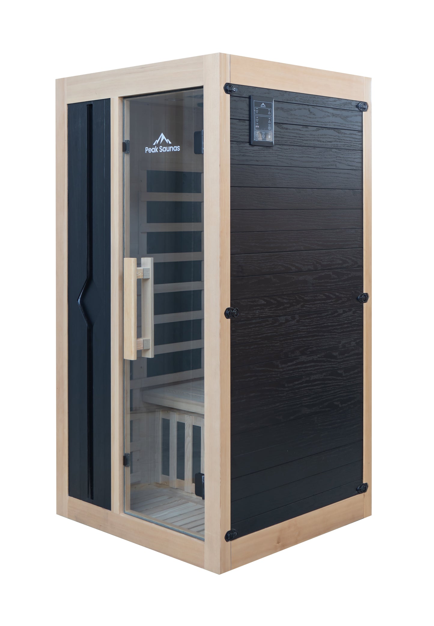 Peak Saunas Olympus 1-Person FAR Infrared Sauna with Smart WiFi App Control
