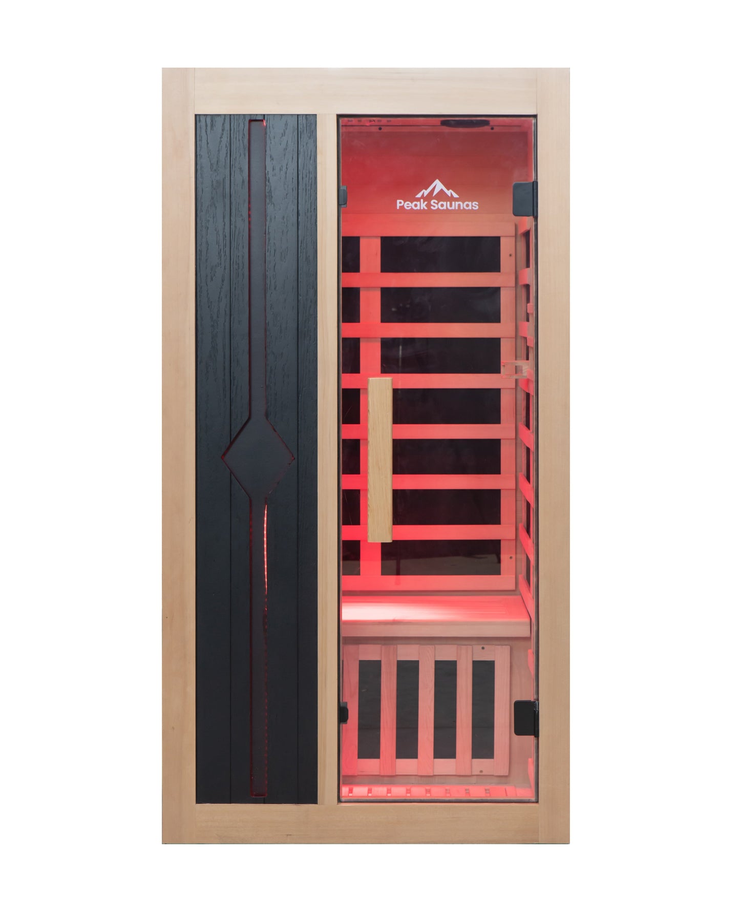 Peak Saunas Olympus 1-Person FAR Infrared Sauna with Smart WiFi App Control