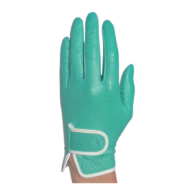 Premium Elongated Golf Gloves - Colored, designed for better grip, feminine fit, perfect for women with longer fingers or manicured nails.