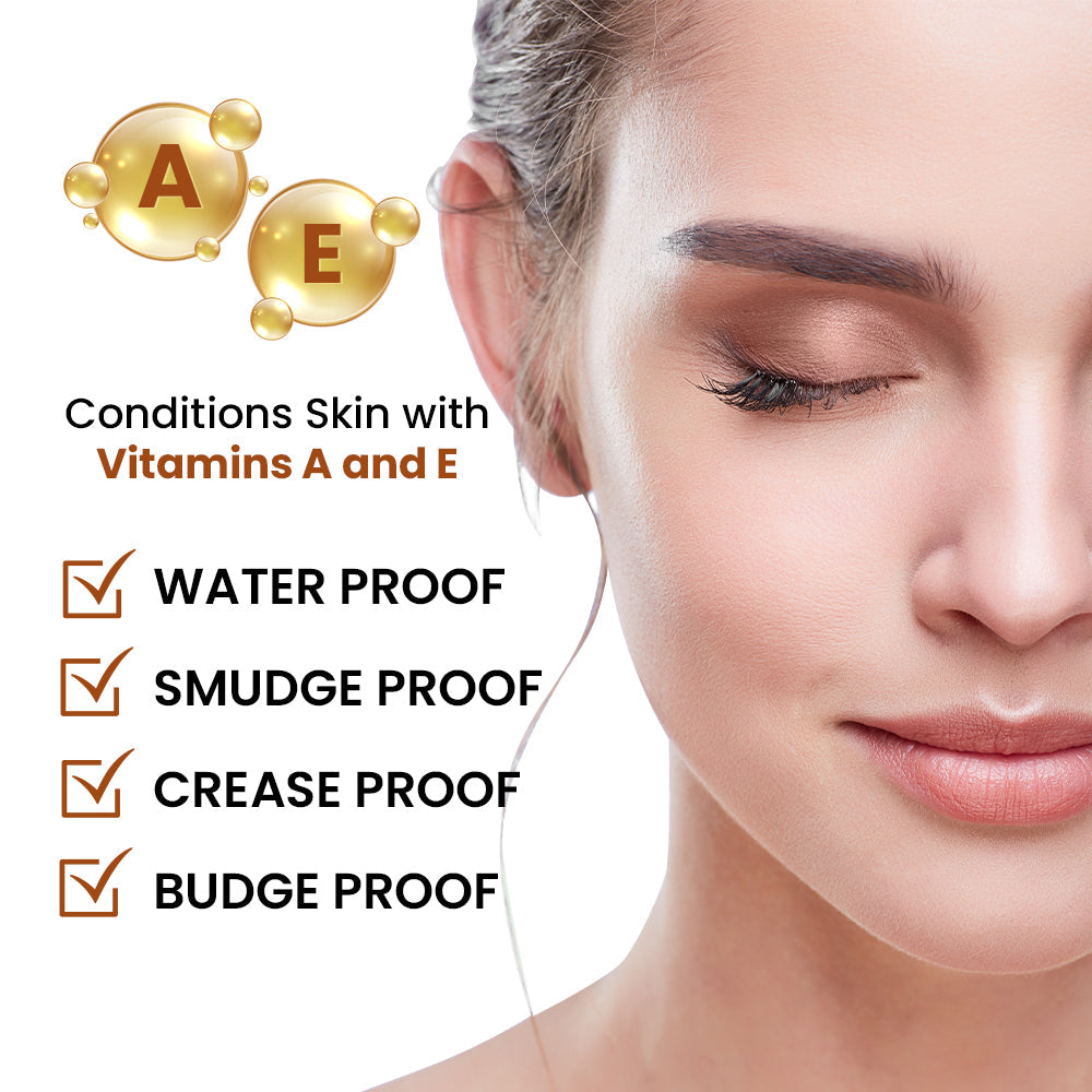 Golden Caramel Any Wear Creme - A Waterproof Multi-tasking creme to powder product for eyes, cheeks & lips. Can be worn anywhere
