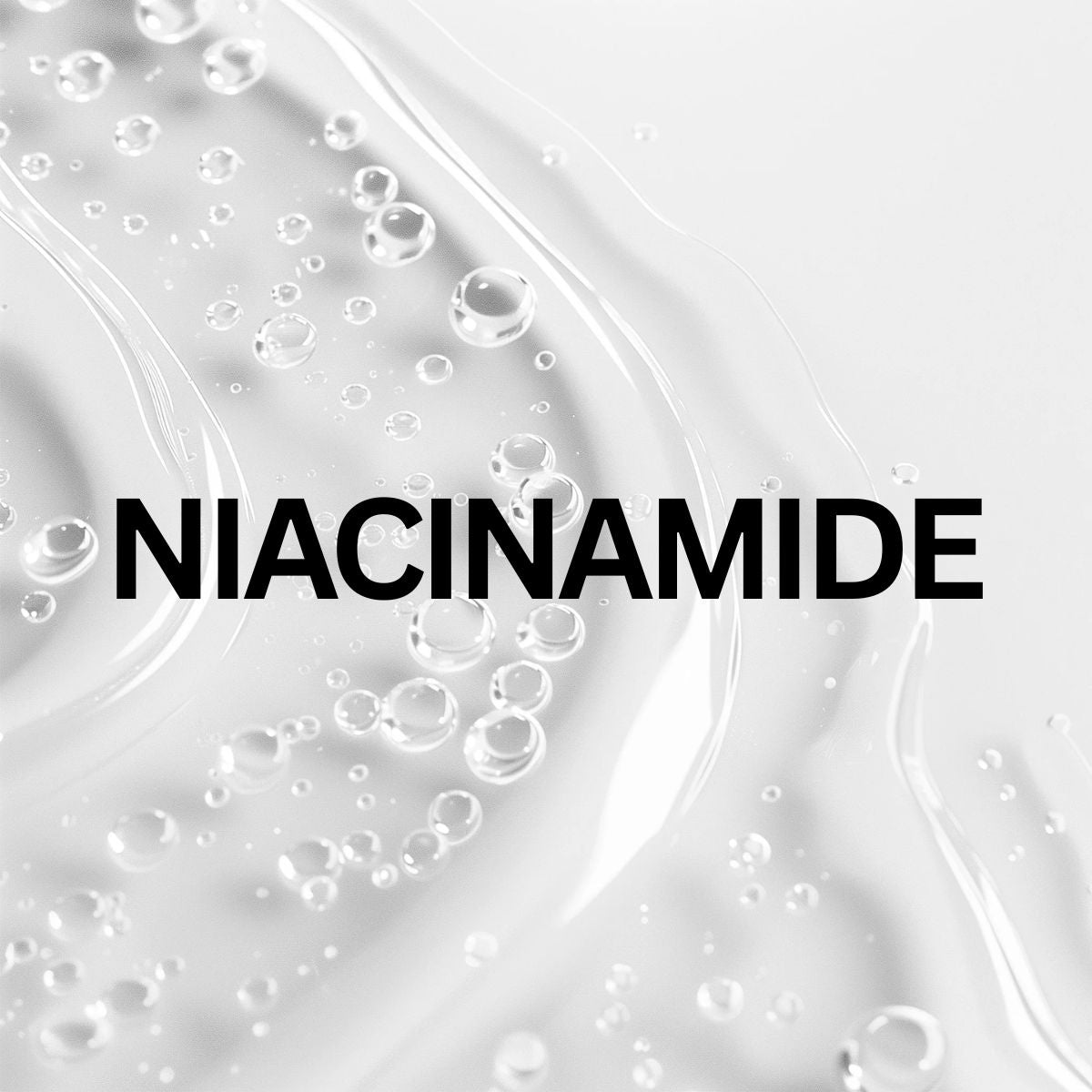 Pore Refining Serum (with 10% Niacinamide) texture and bubbles detail for skincare benefits