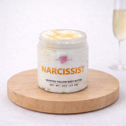 Artisan Tallow Body Butter – Narcissist Type | Rich Hydration & Sultry Fruit Scent