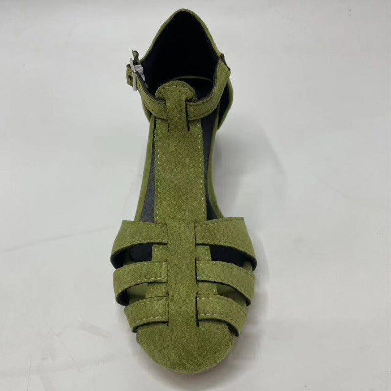 Women’s Suede Round Toe Shoes – Plus Size Breathable Casual Flats