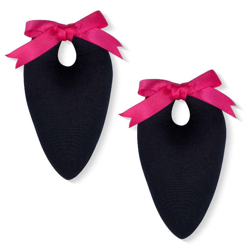 Golf Shoe Stuffers with pink bows for chic and practical shoe storage