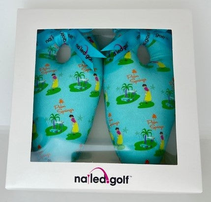 Golf Shoe Stuffers in signature gift-box with stylish design for shoe preservation and travel.