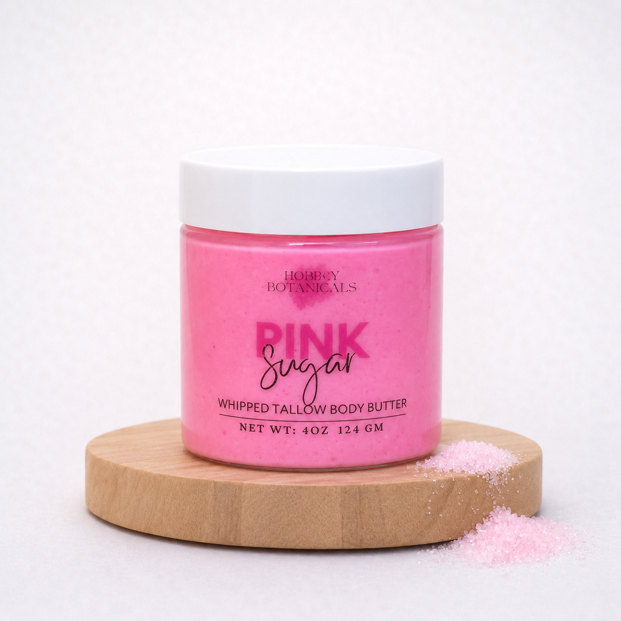 Artisan Tallow Body Butter – Pink Sugar  | Rich Hydration & Sweet Scent