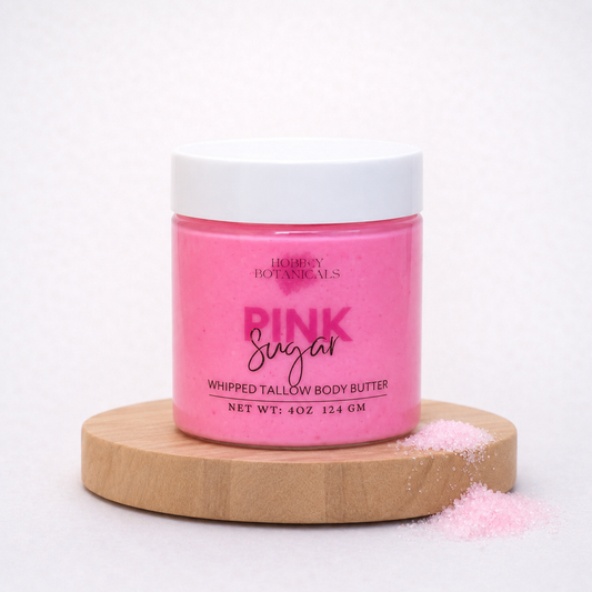 Artisan Tallow Body Butter – Pink Sugar  | Rich Hydration & Sweet Scent