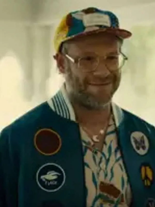 Seth Rogen Platonic S02 Blue Bomber Jacket