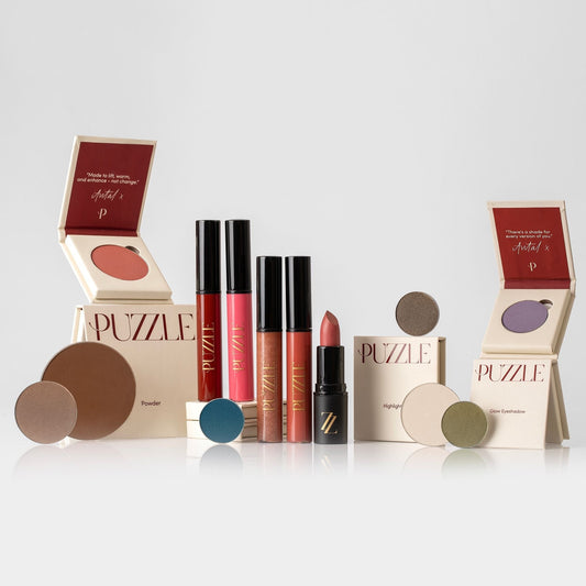 Fierce & Fabulous full-face makeup collection for endless glam possibilities featuring lipsticks, eyeshadows, and blushes.