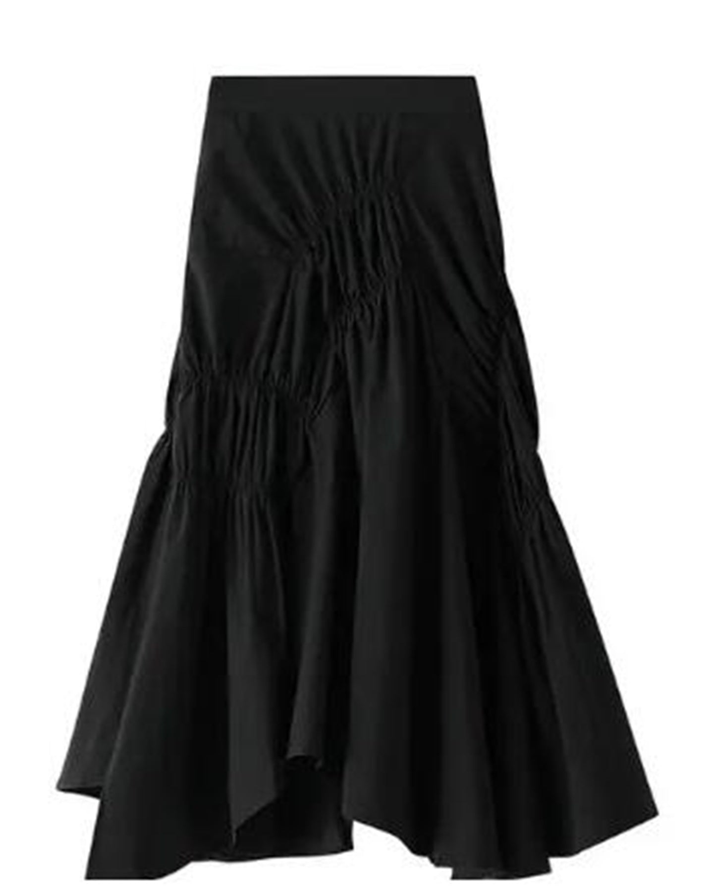 Ruffled layered skirt