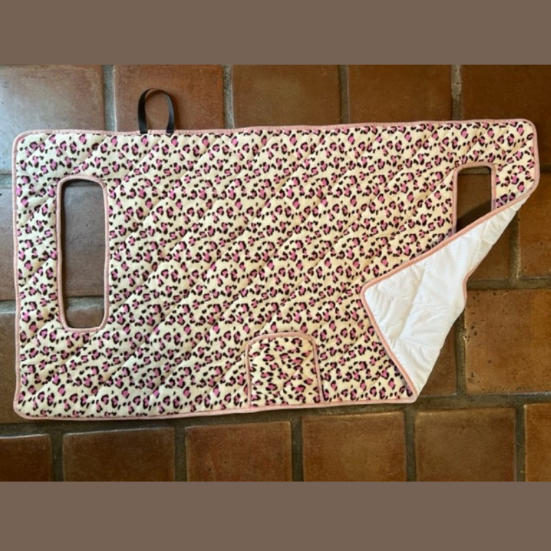 Patterned Golf Cart Seat Covers with soft interior lining and plush padding, universal fit for comfort and protection.