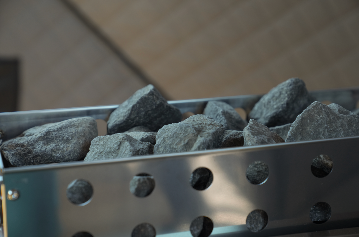 Heater rocks in the Dome Sauna Tent Elite Experience Package (8-person) for a premium sauna experience.