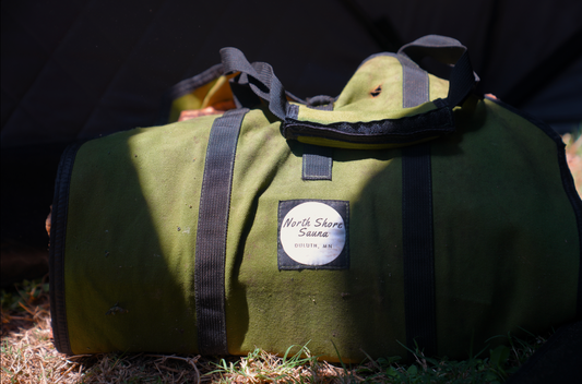 Firewood Carrying Bag – Effortlessly Transport Your Firewood, green durable bag for clean and easy wood transport