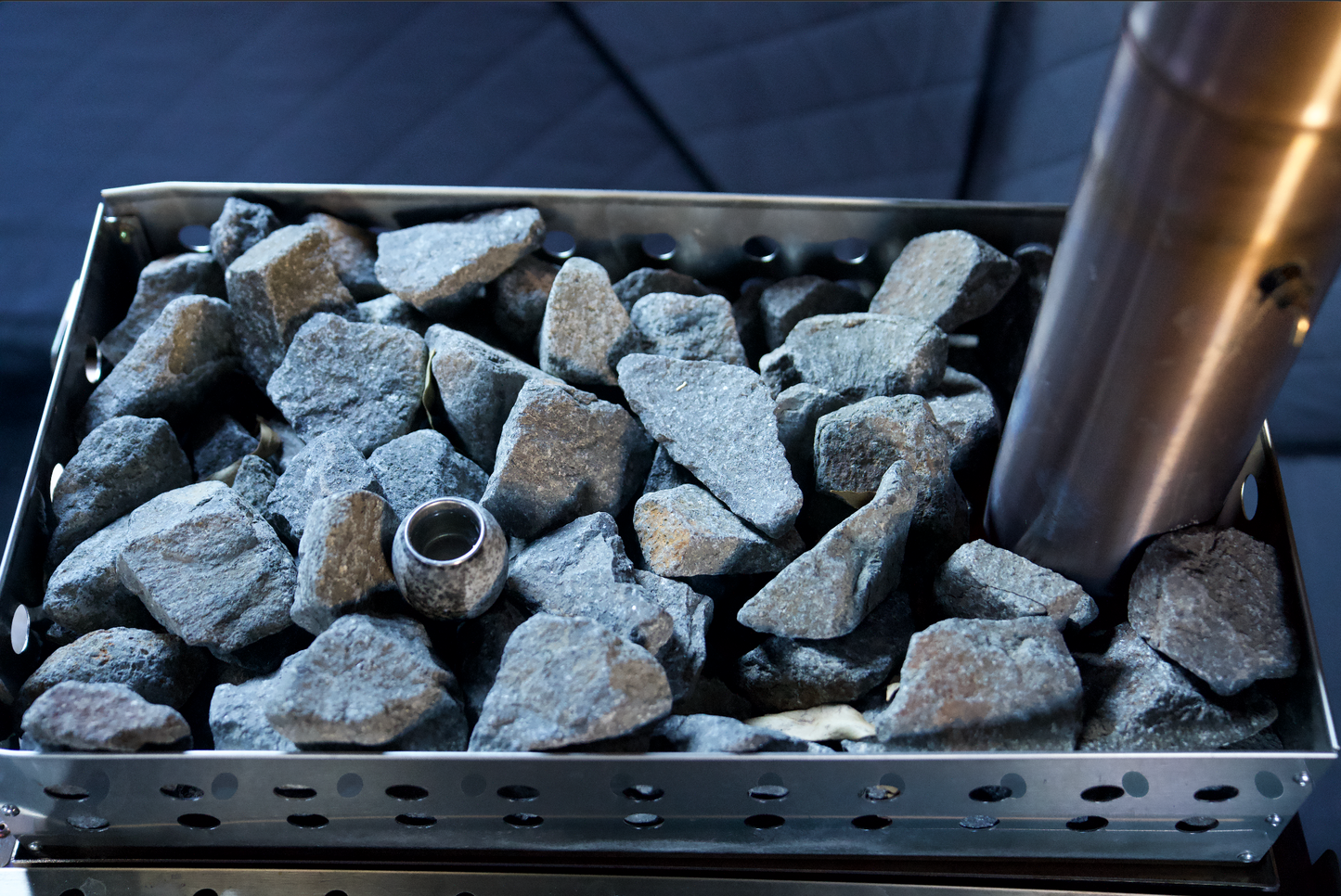 Sauna Tent Wood Stove XL with stainless-steel frame and sauna stones for intense heat and relaxation