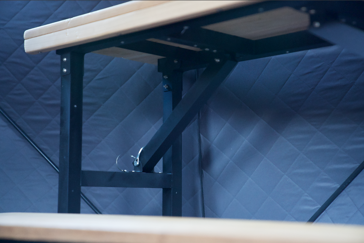 Portable Sauna Bench with durable construction and folding design for easy transport, enhancing sauna experience by keeping feet warm.