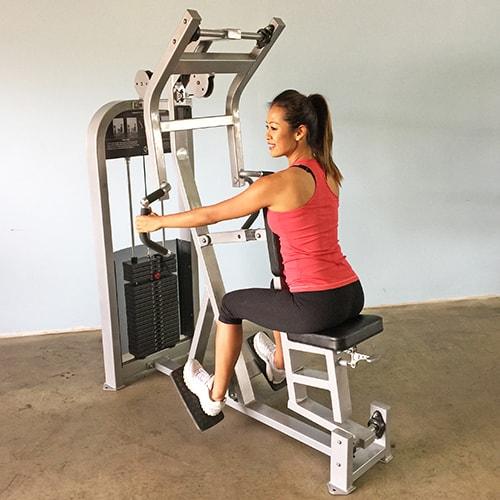 Muscle D Fitness Classic Seated Row Machine