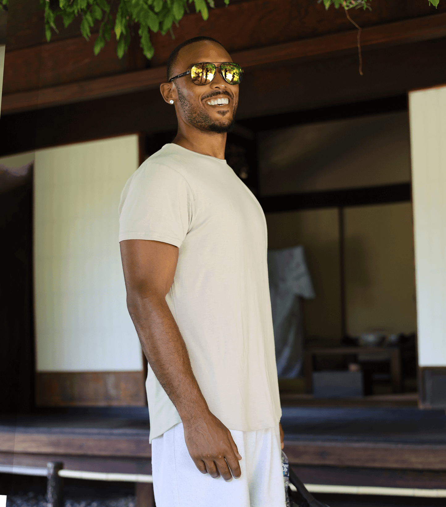 Bamboo Swift Curve-Hem T-Shirt