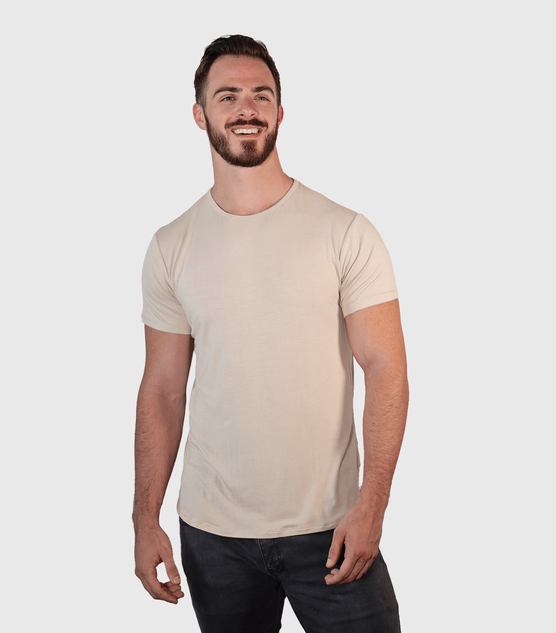Bamboo Swift Curve-Hem T-Shirt